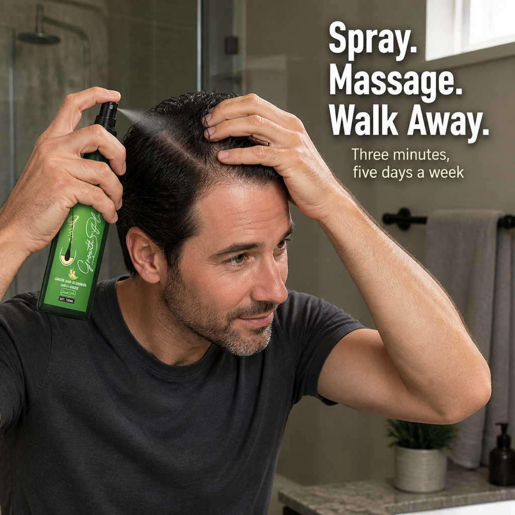 RevivaRoot™ — Reverse Thinning by Waking Up Follicles With Ginger-Powered Scalp Circulation
