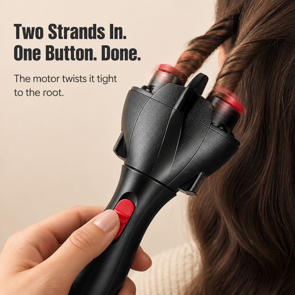 VividTwist™ — Twist Salon-Style Braids in 5 Minutes Without the Arm Cramps