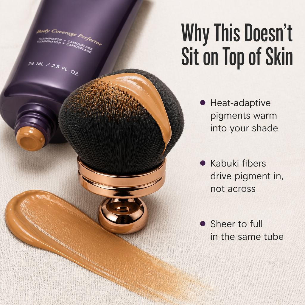 LuminiqueAura™ — Cover Tattoos, Scars and Spider Veins Without Streaking or Transferring