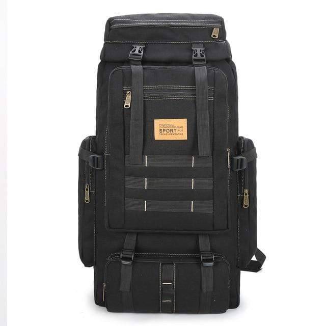 Military-Style 80L Backpack for Hiking and Outdoor Adventures