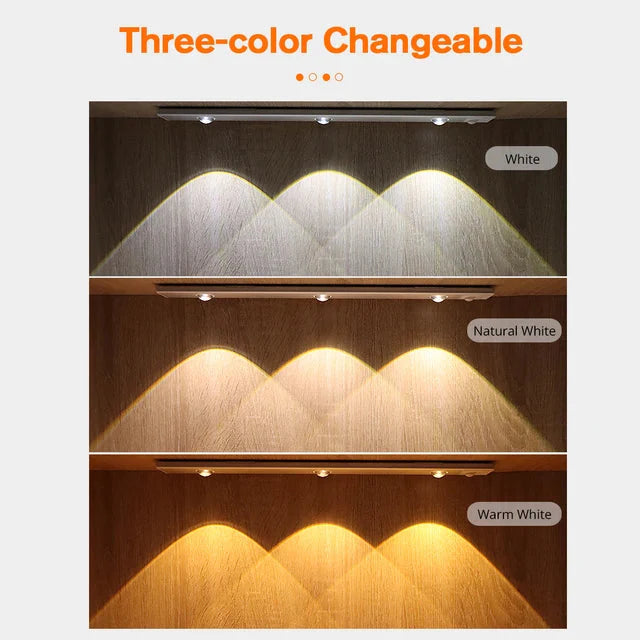 Rechargeable LED Under-Cabinet Spotlight with Magnet
