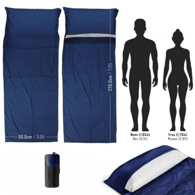 Compact 3-Season Outdoor Sleeping Bag for Camping