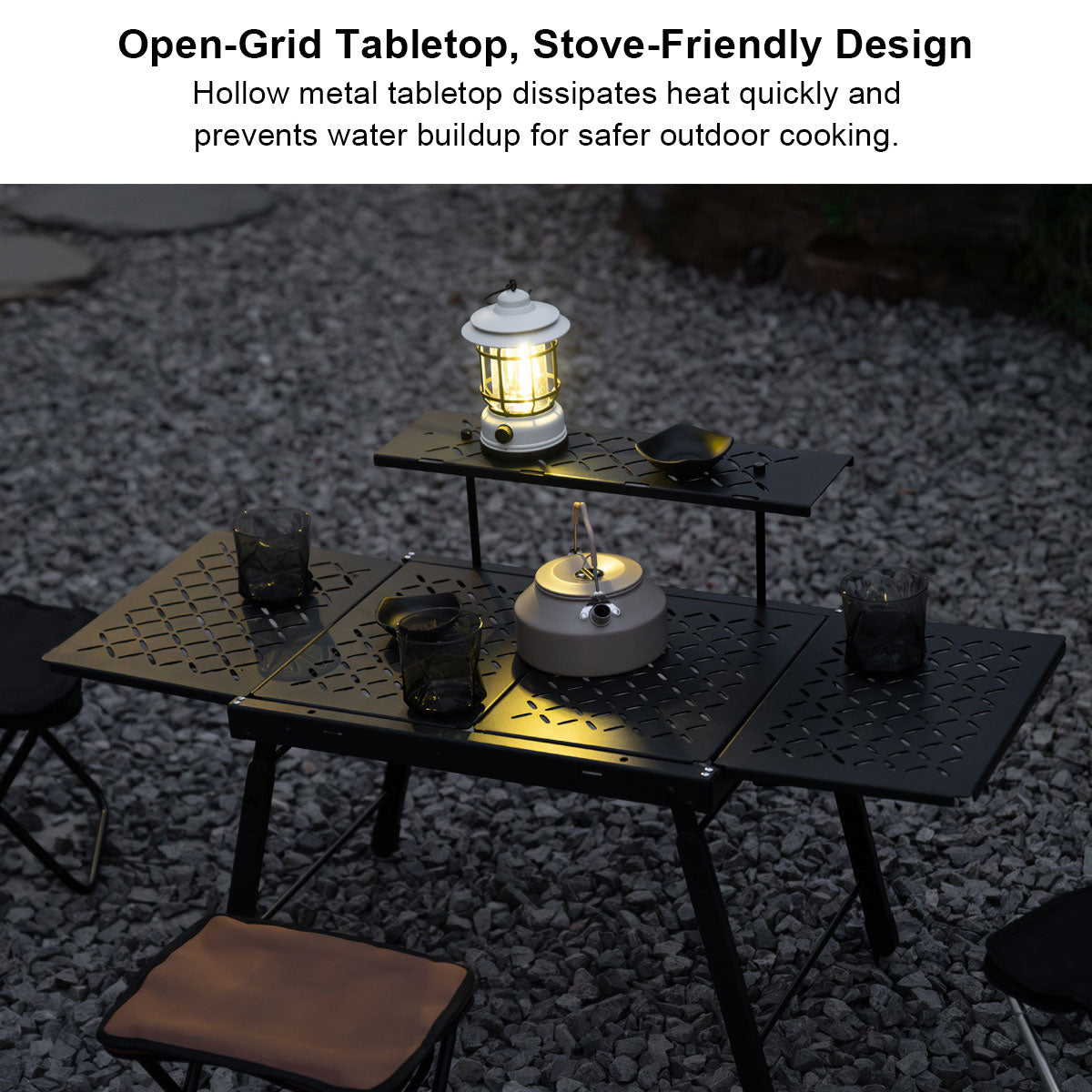 Portable Aluminum Camping Table - Lightweight and Foldable