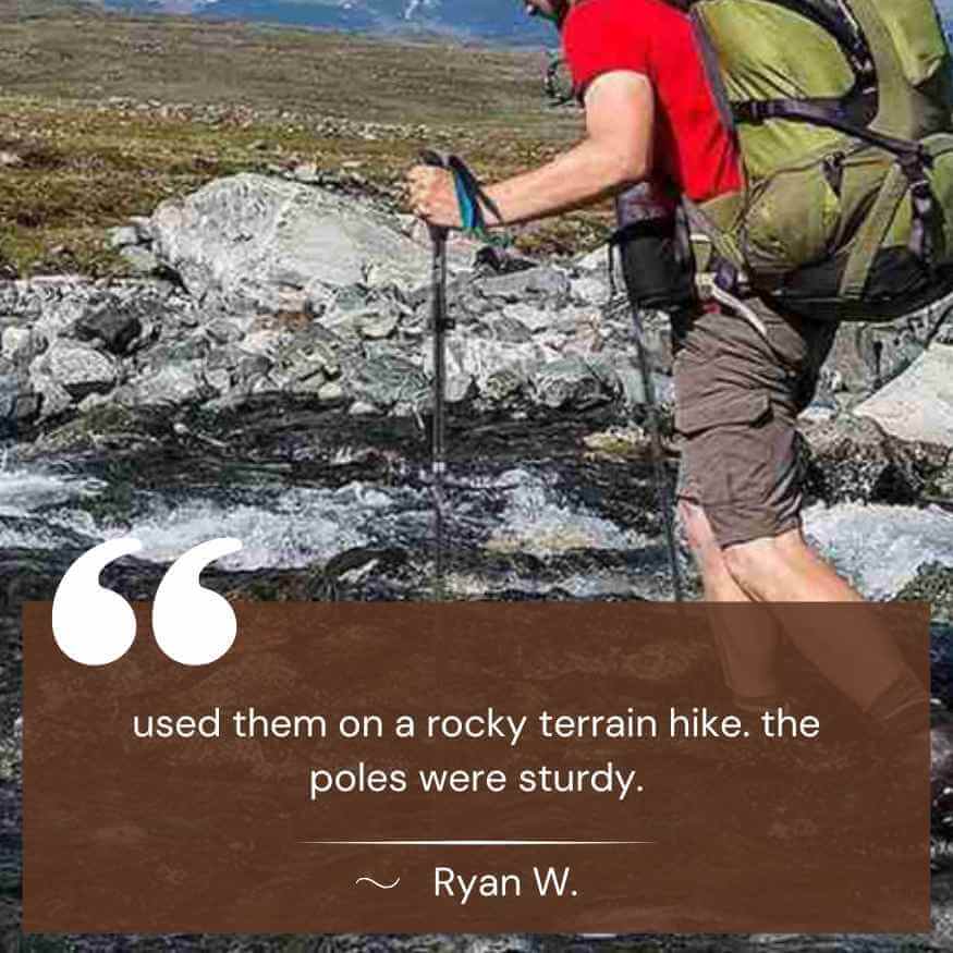 Lightweight Trekking Poles in Carbon Fiber for All-Terrain Use