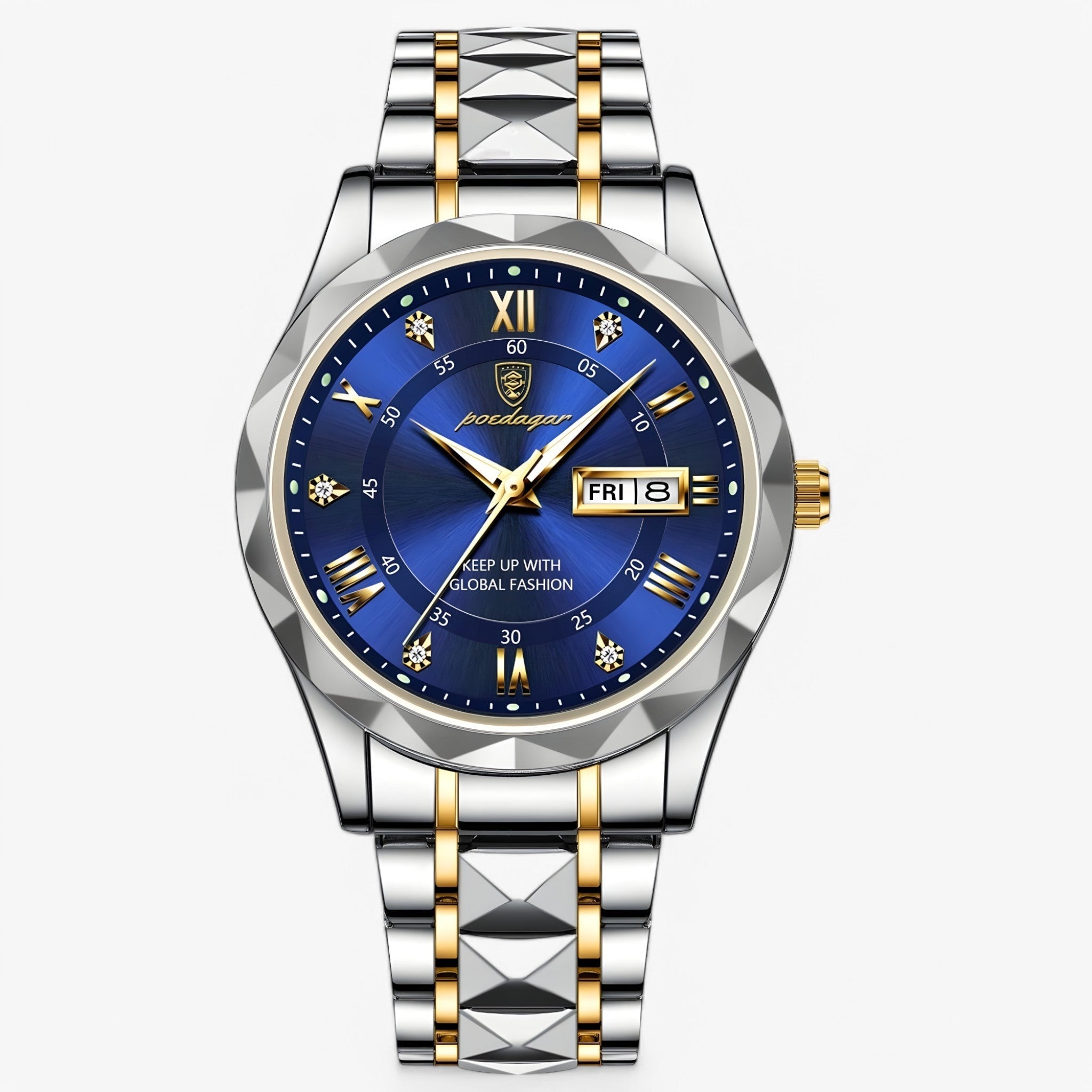 Men's Automatic Watch with Classic Leather Strap - 40mm