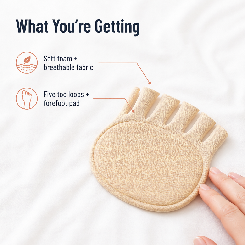 SolaceStep™ — Cushion the Ball of Your Foot and Stop the Burning in Heels