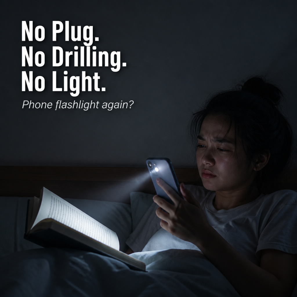 VertaLume™ — Stick It Anywhere, Swivel It Any Way, Glow All Night