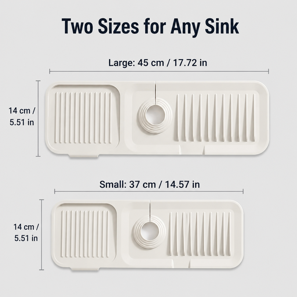 VantexMat™ — Catch Every Faucet Splash & Keep Your Counter Bone-Dry