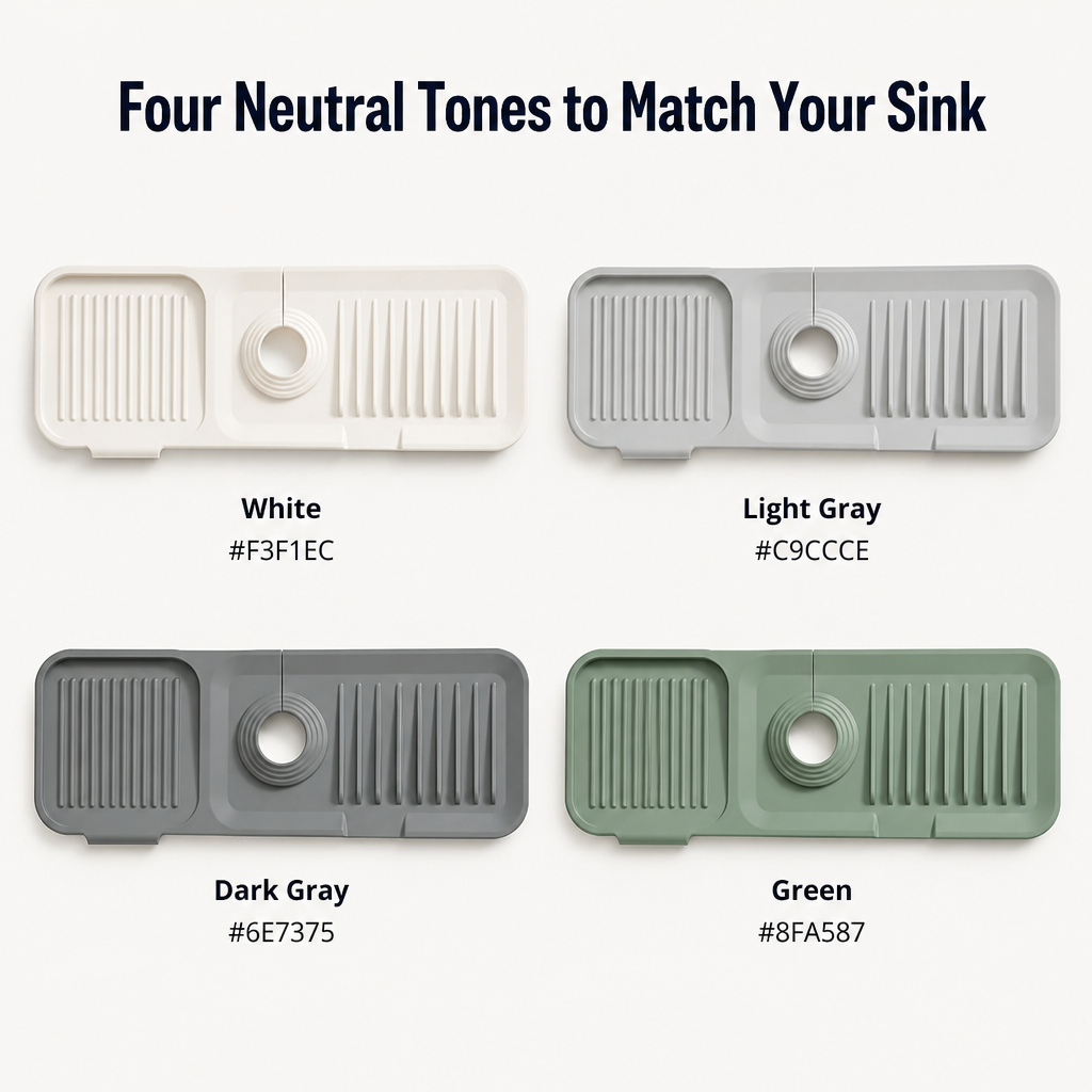 VantexMat™ — Catch Every Faucet Splash & Keep Your Counter Bone-Dry