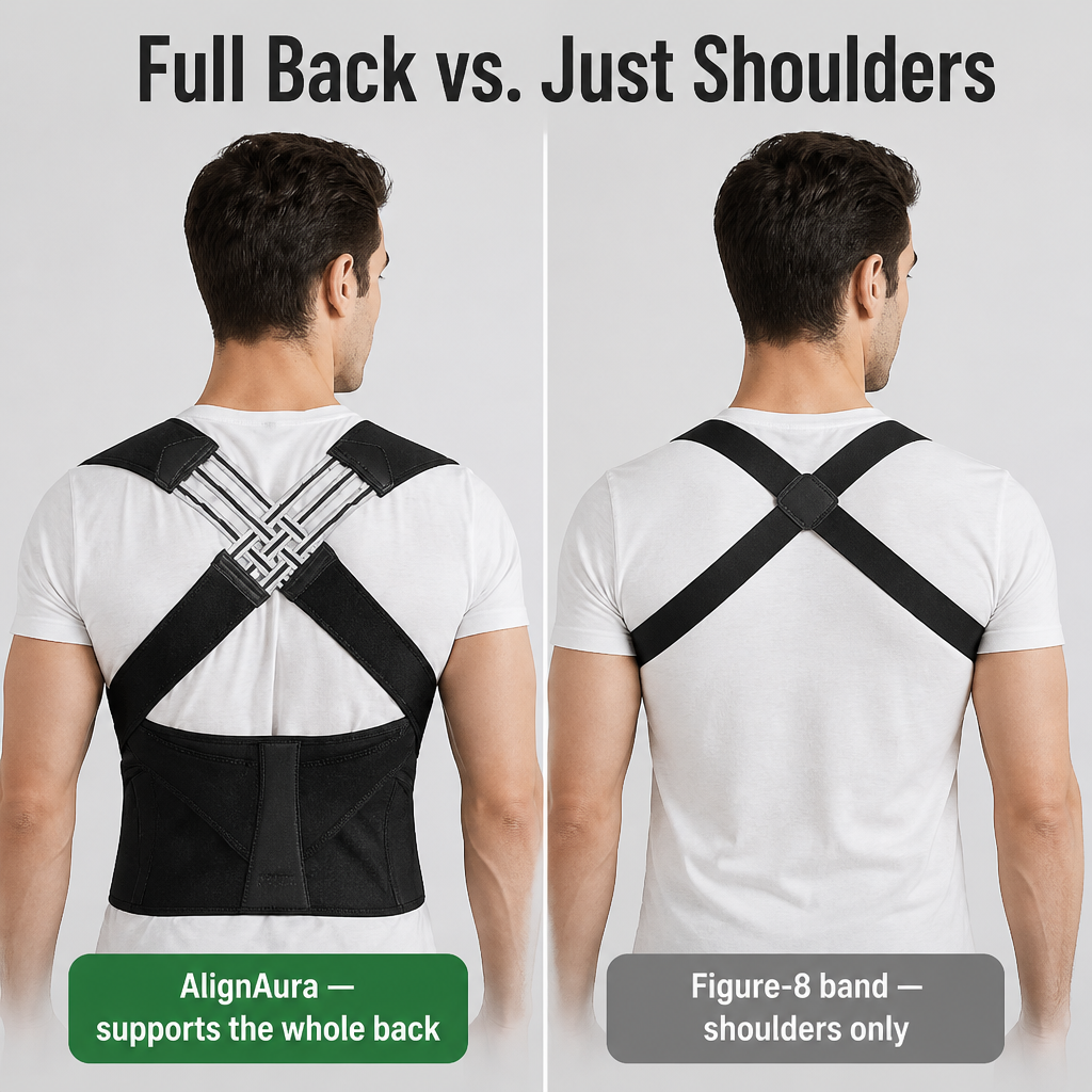 AlignAura™ — Support Your Whole Back and Quiet That 3pm Shoulder Ache