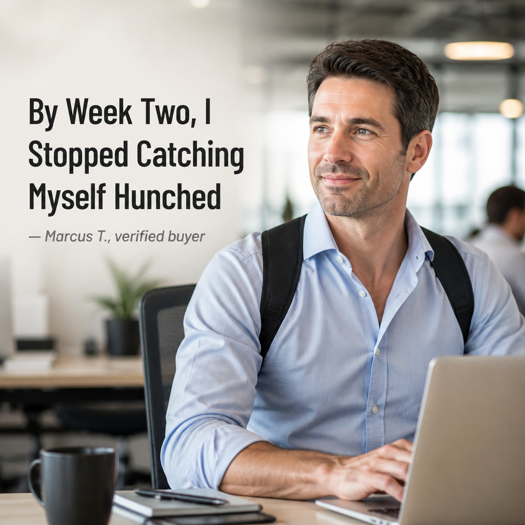 AlignAura™ — Support Your Whole Back and Quiet That 3pm Shoulder Ache