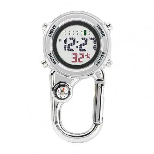 Pocket Watch with Clip-On Carabiner for Easy Attachment