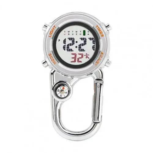 Pocket Watch with Clip-On Carabiner for Easy Attachment
