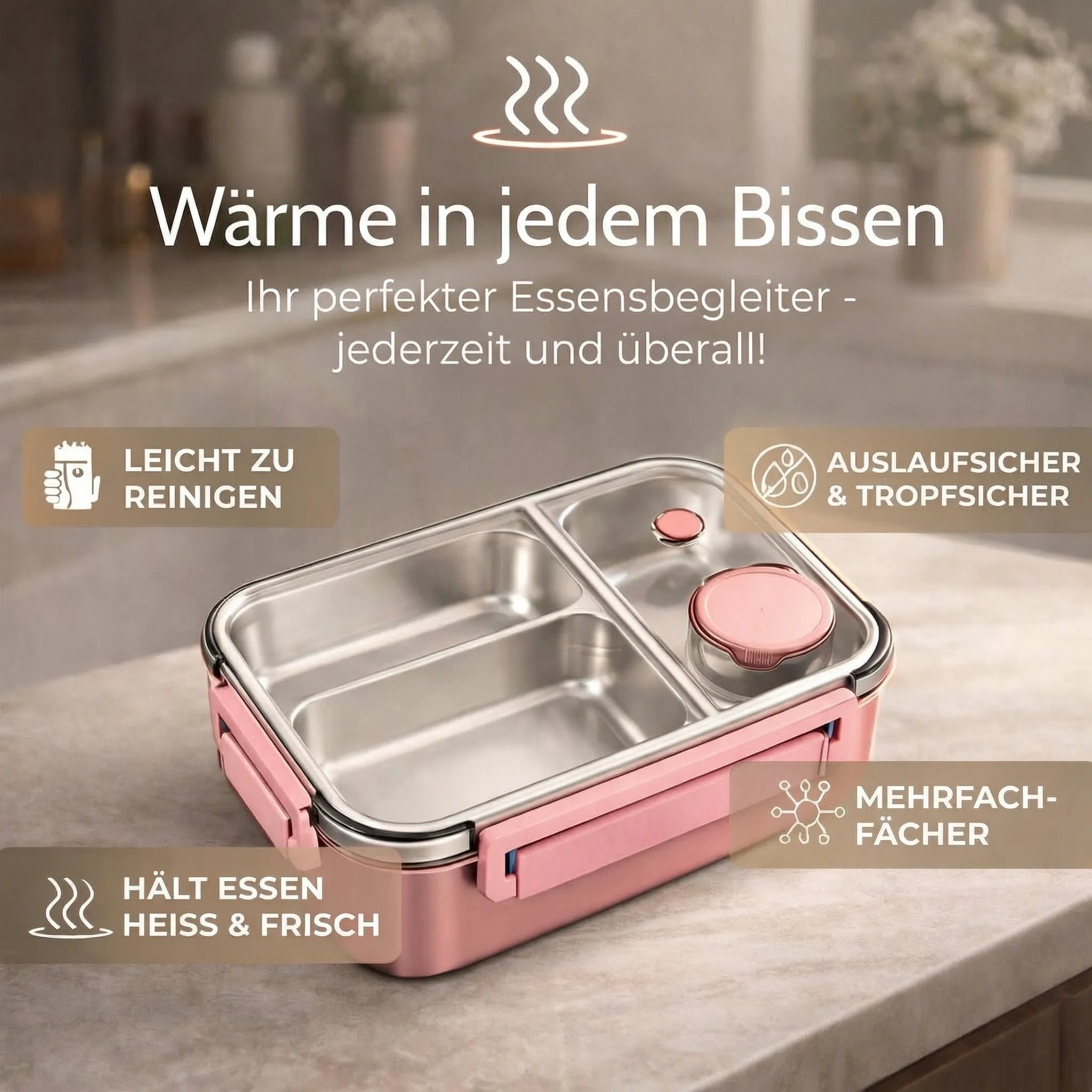 Stainless Steel Compartment Lunch Box