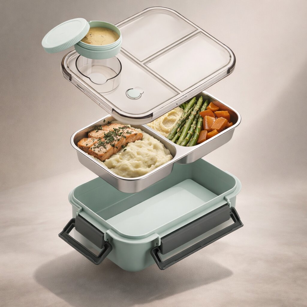 Stainless Steel Compartment Lunch Box