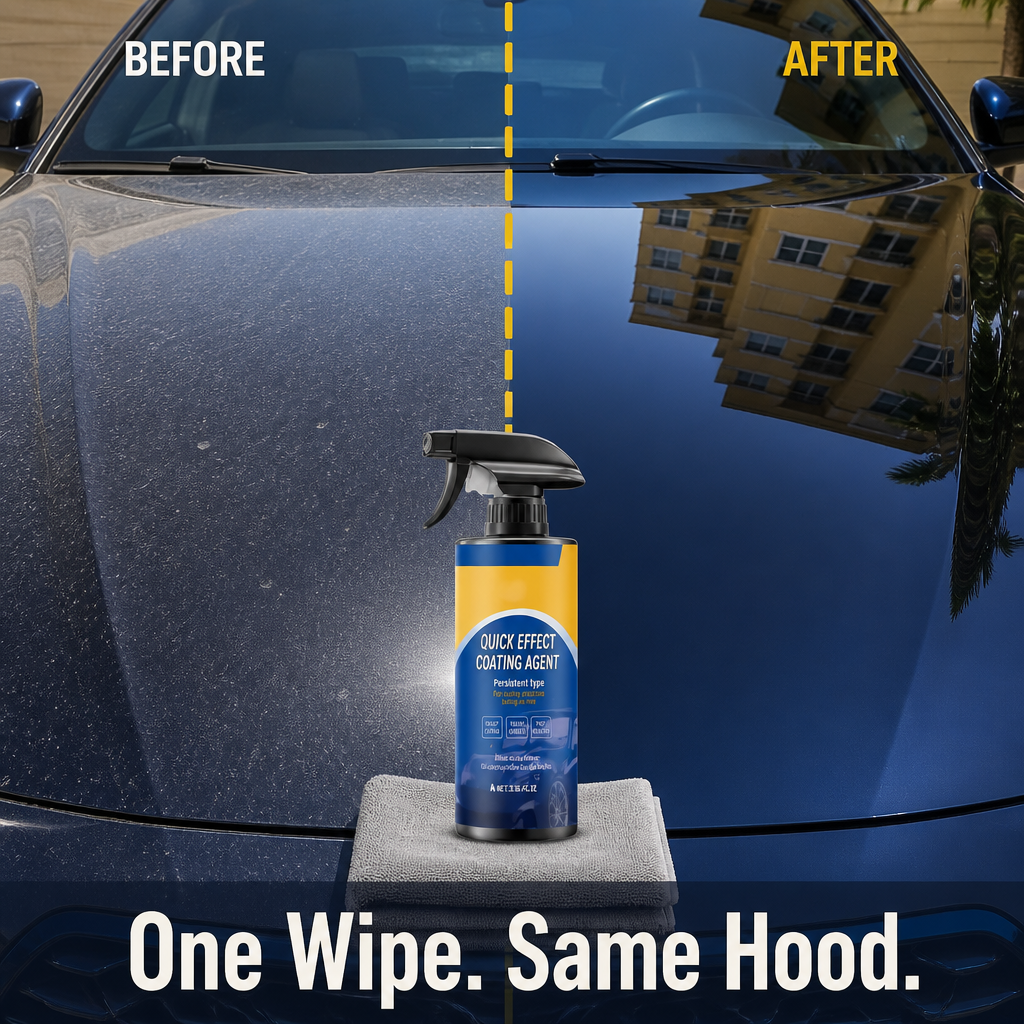 RadianceRush™ — Spray On a Hydrophobic Mirror Shine in 5 Minutes Flat
