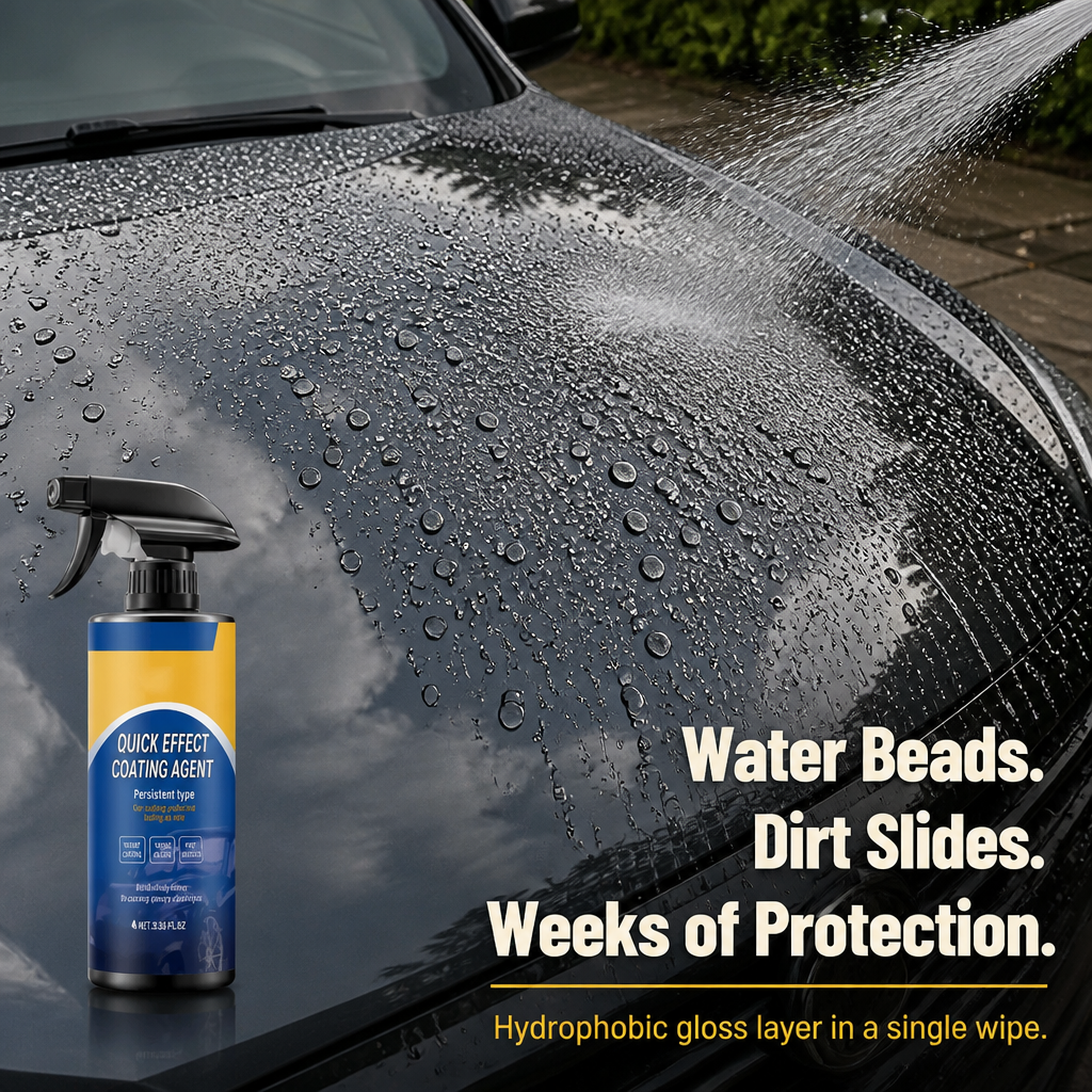 RadianceRush™ — Spray On a Hydrophobic Mirror Shine in 5 Minutes Flat