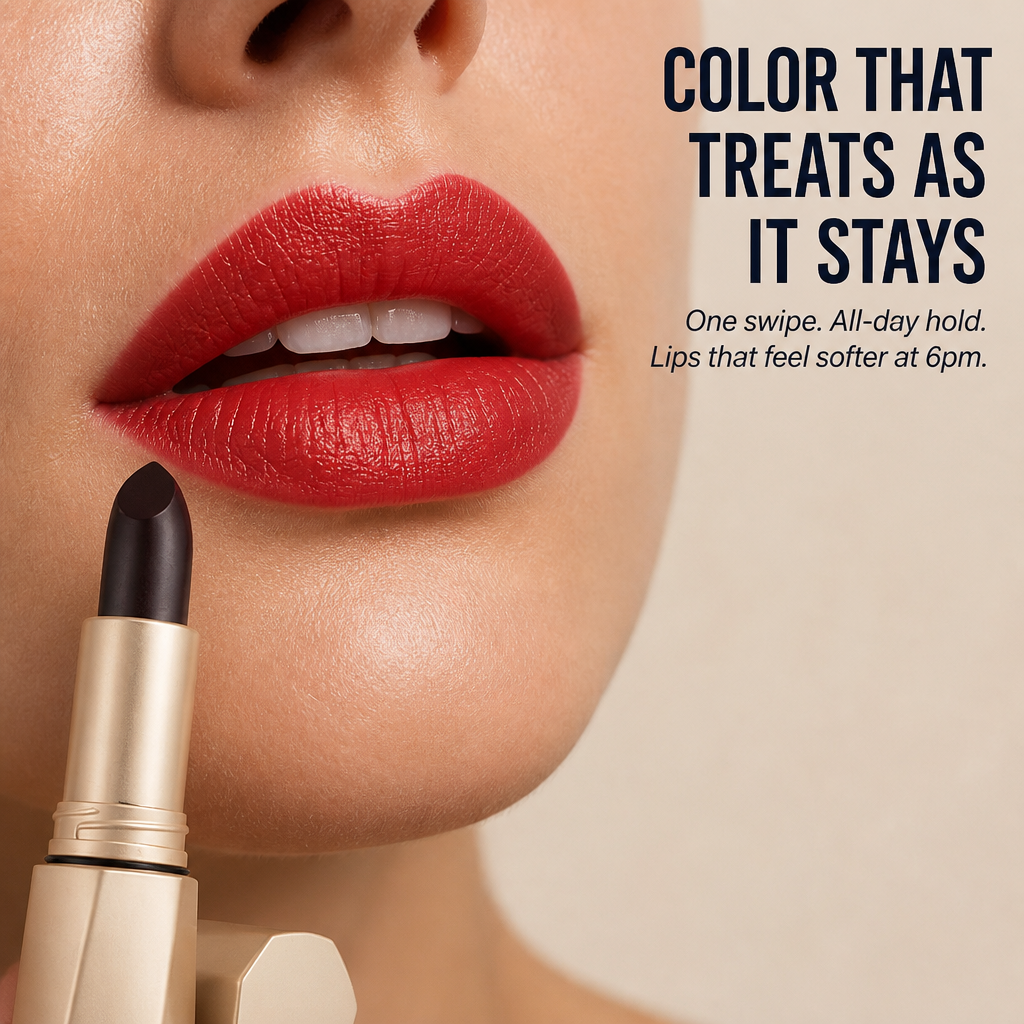 LumiLush™ — Drench Your Lips in Color That Treats As It Stays