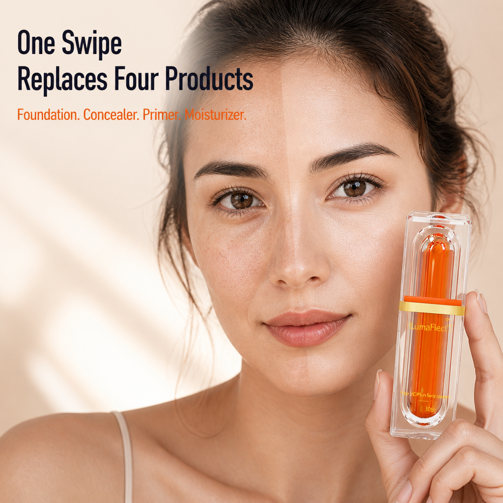 LumaFlect™ — Replace Your Foundation, Concealer & Primer in One Vitamin C Swipe