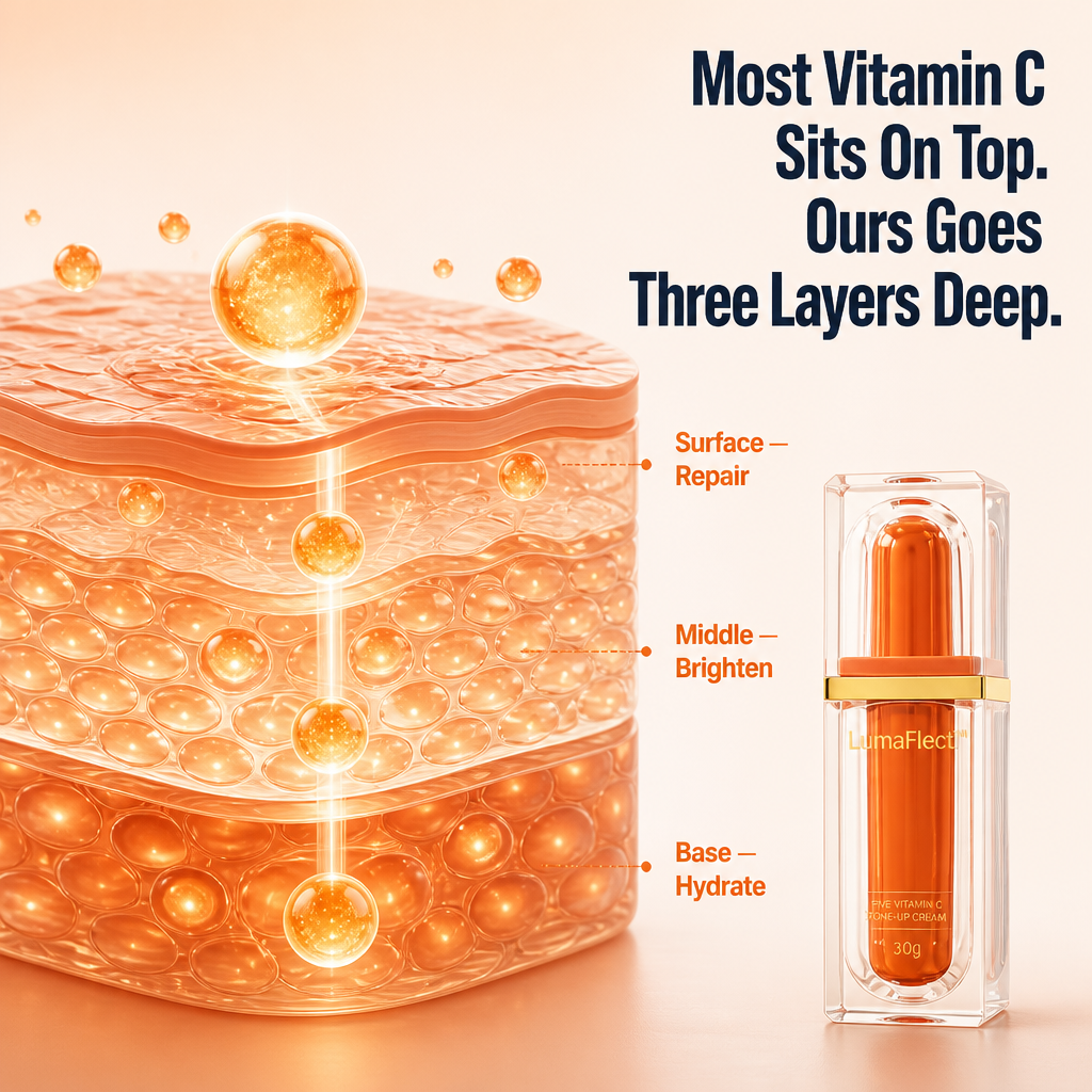 LumaFlect™ — Replace Your Foundation, Concealer & Primer in One Vitamin C Swipe