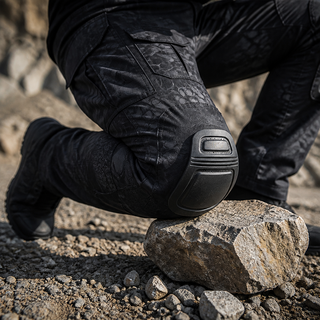 StormRider™ – Rugged Tactical Cargo Pants with Removable Knee Pads