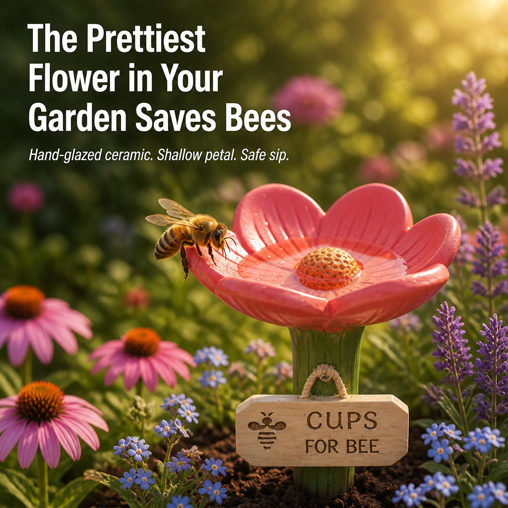 BloomNest™ — Save Thirsty Bees with the Prettiest Flower in Your Garden