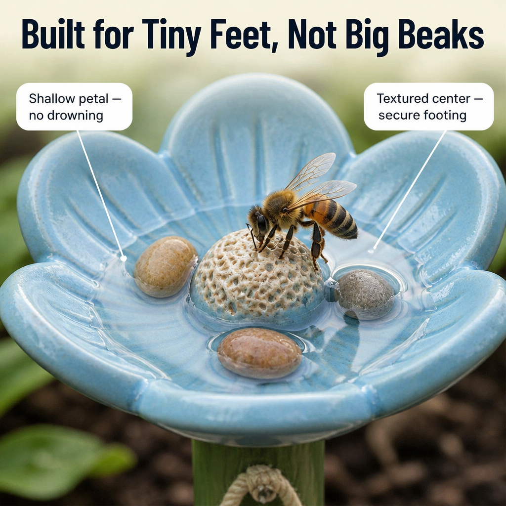 BloomNest™ — Save Thirsty Bees with the Prettiest Flower in Your Garden