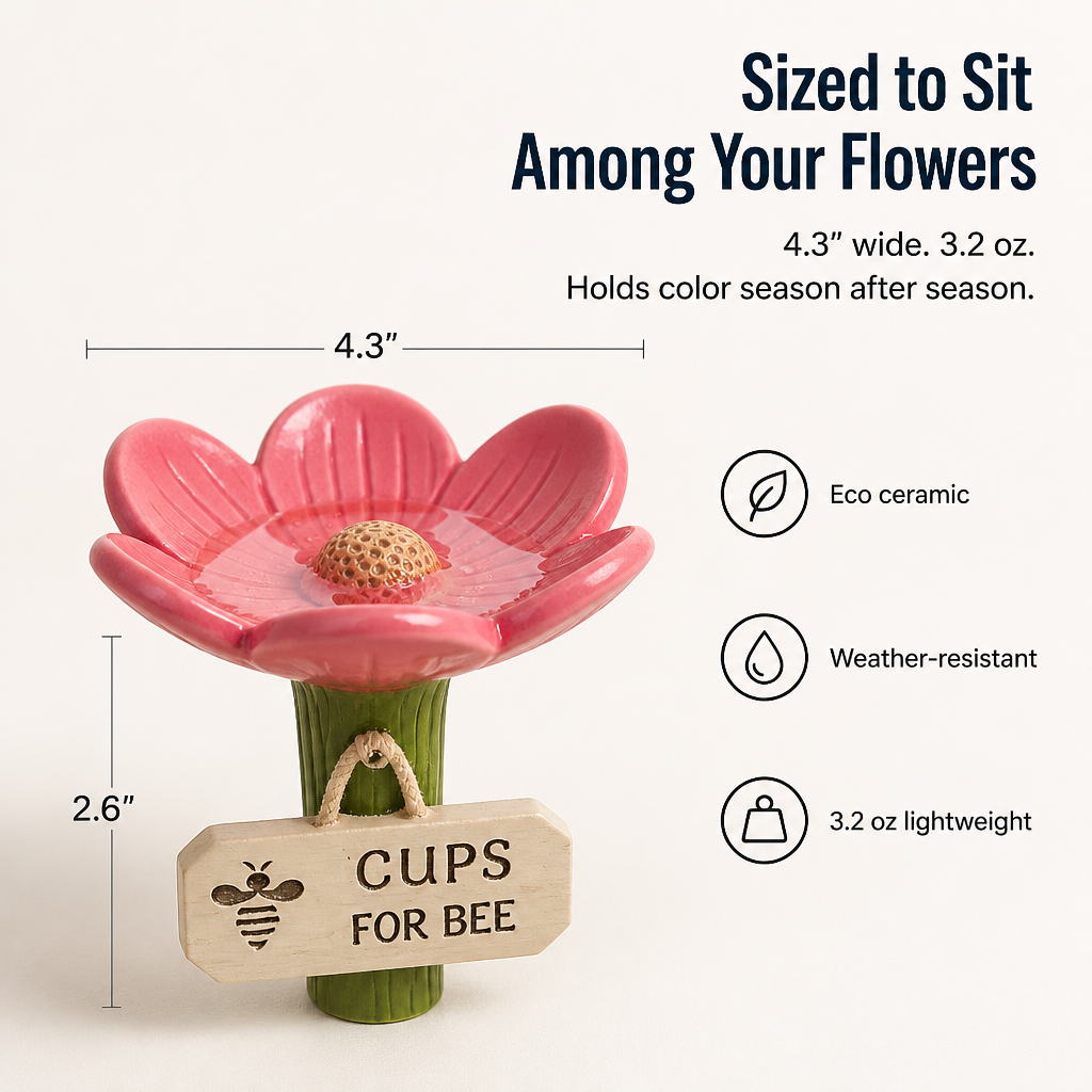BloomNest™ — Save Thirsty Bees with the Prettiest Flower in Your Garden