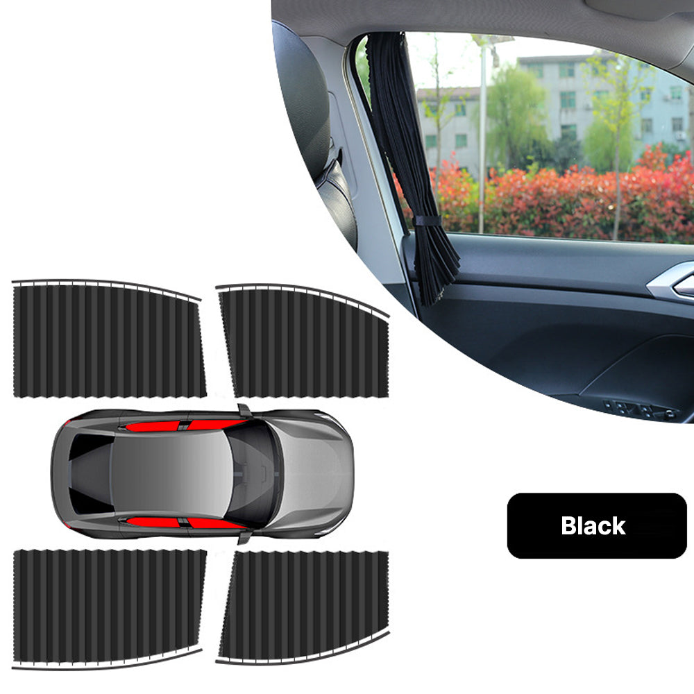 Blackout Sunshade Curtains for Car Windows with Magnetic Design