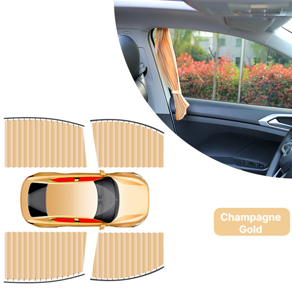 Blackout Sunshade Curtains for Car Windows with Magnetic Design