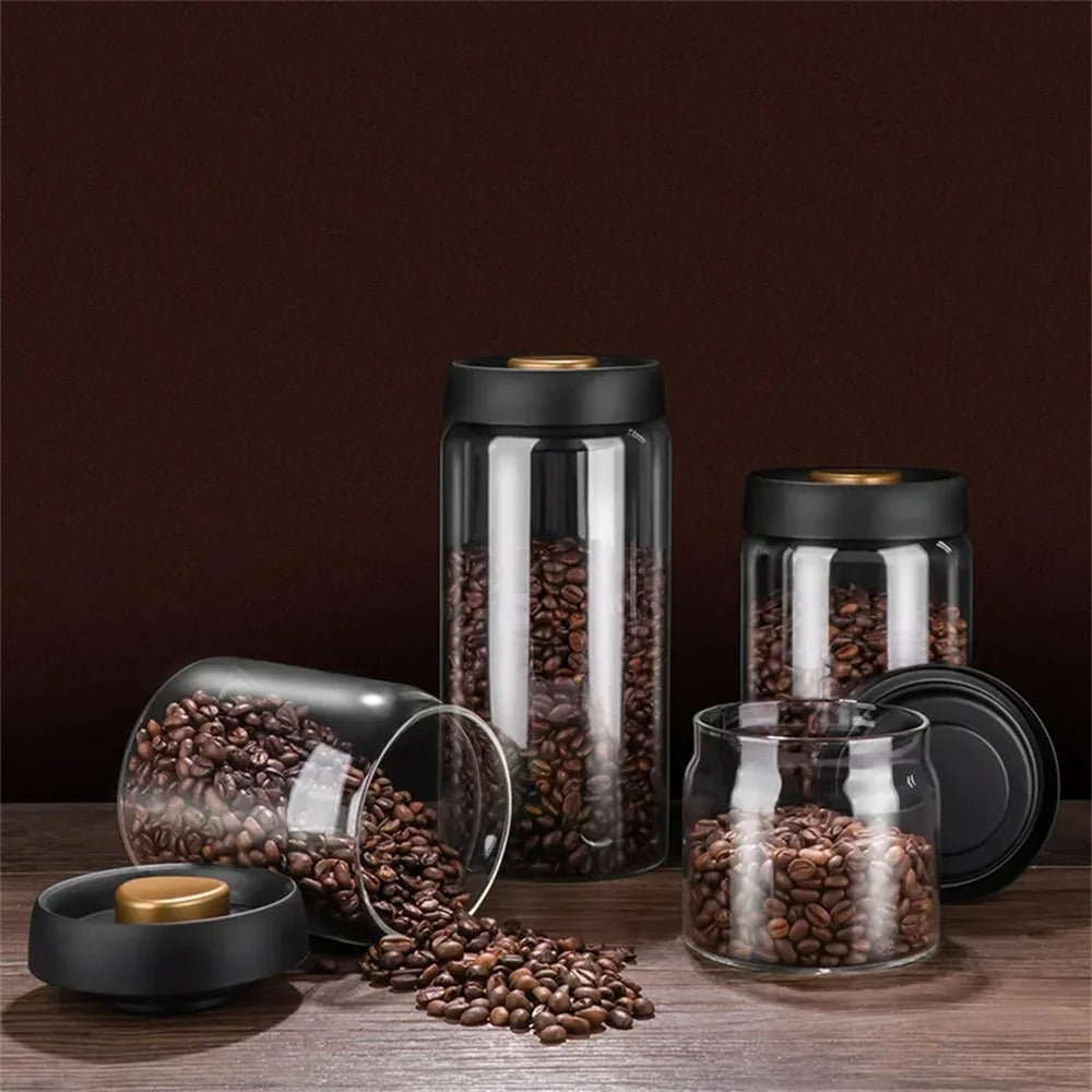 Sealed Storage Canister for Coffee Beans – Airtight Container for Freshness