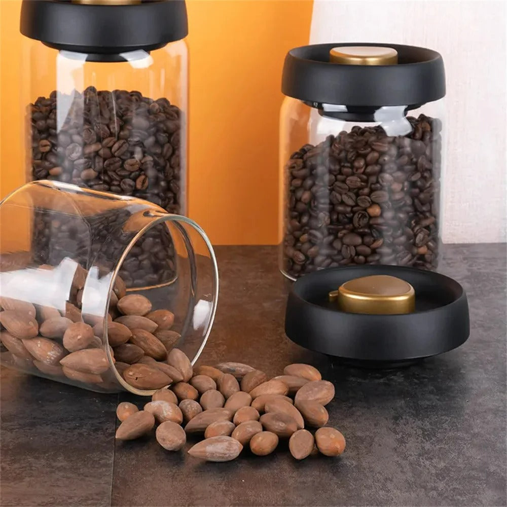 Sealed Storage Canister for Coffee Beans – Airtight Container for Freshness