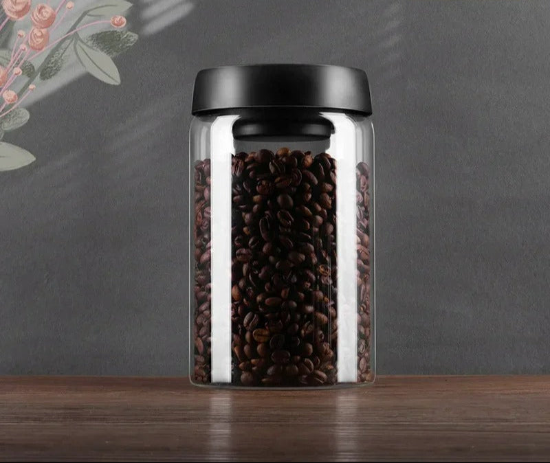Sealed Storage Canister for Coffee Beans – Airtight Container for Freshness