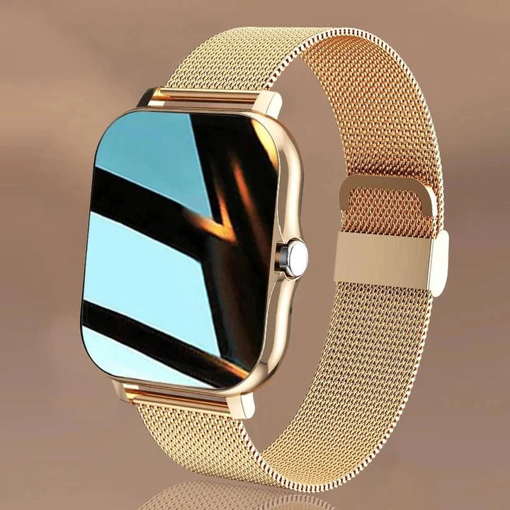 Stylish Women's Smartwatch – Complete Health Monitoring & Extended Battery