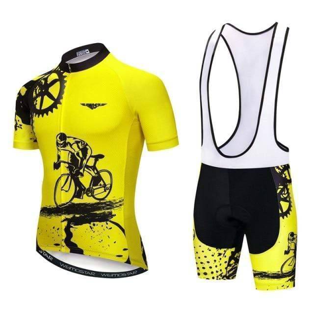 Cycling Jersey and Shorts Set for Men - Aero Pro Style