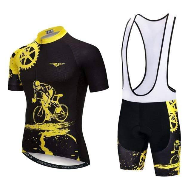 Cycling Jersey and Shorts Set for Men - Aero Pro Style