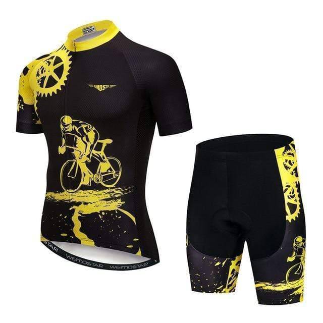 Cycling Jersey and Shorts Set for Men - Aero Pro Style