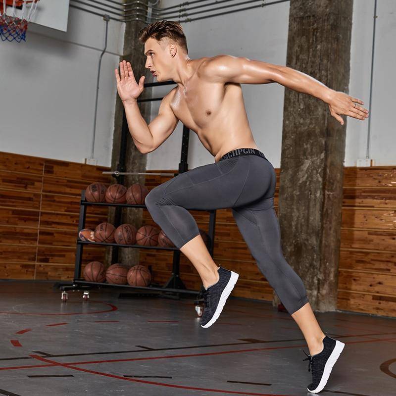 Men's Compression Leggings for Performance – Capri Length