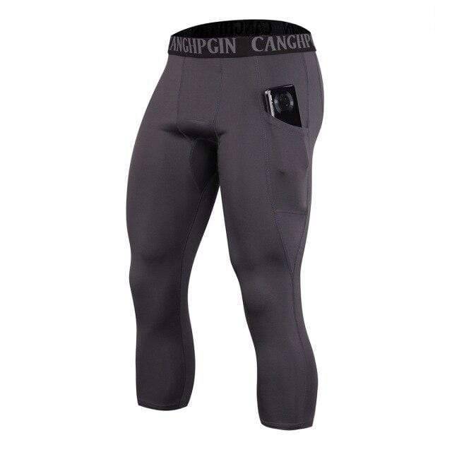 Men's Compression Leggings for Performance – Capri Length