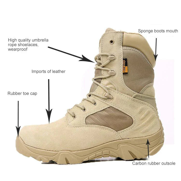 Tactical Combat Boots for Men – Sturdy Footwear for Outdoor Activities