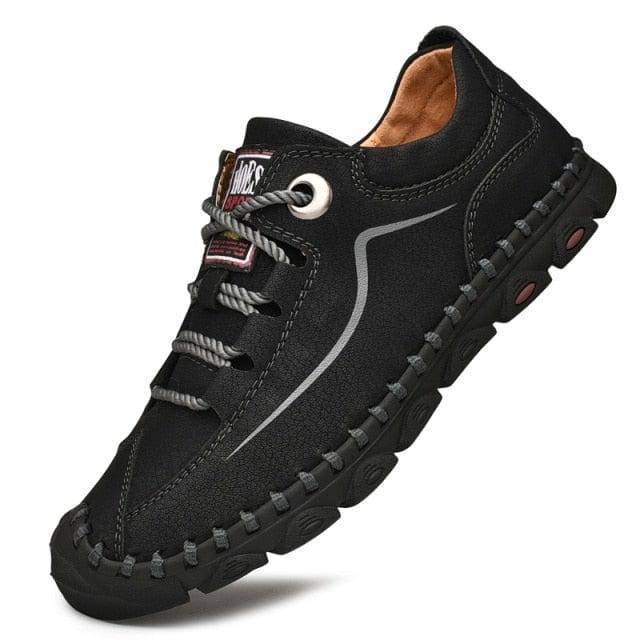 Tactical Hiking Footwear for Men - Breathable Leather Design