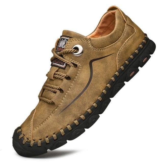 Tactical Hiking Footwear for Men - Breathable Leather Design