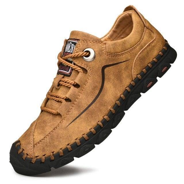 Tactical Hiking Footwear for Men - Breathable Leather Design