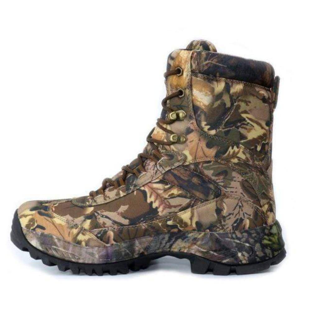 Water-Resistant Hiking Boots for Men in Camouflage Design