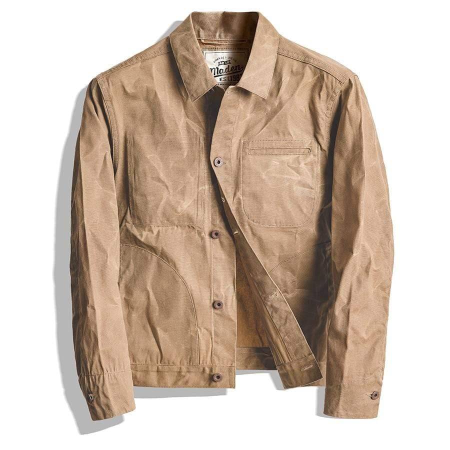 Casual Khaki Jacket for Men - Classic Style