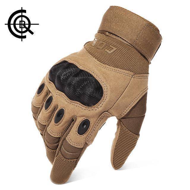 Tactical Gloves for Men - Full Finger Design with Knuckle Guard