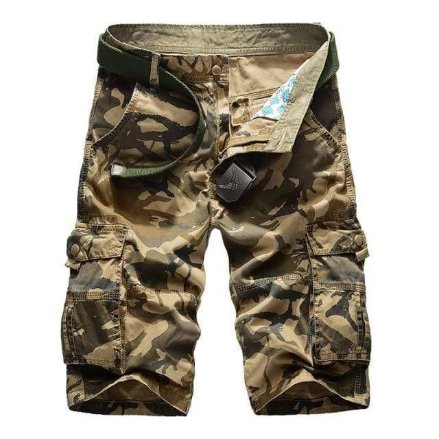 Outdoor Cargo Shorts for Men – Sturdy Cotton Fabric