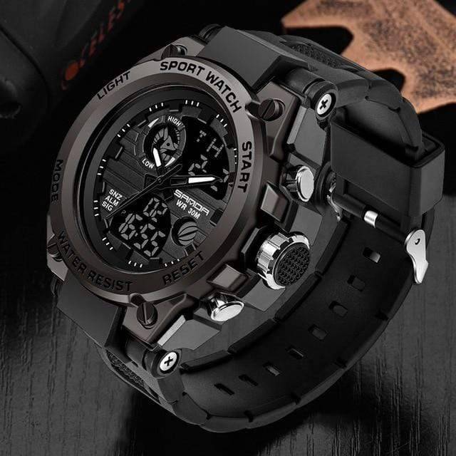 Outdoor Sports Watch for Men with Dual Display – Durable Design