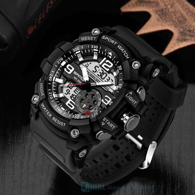 Outdoor Sports Watch for Men with Dual Display – Durable Design