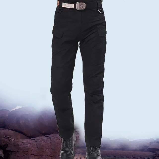 Camouflage Cargo Trousers for Men with Stretchy Waistband